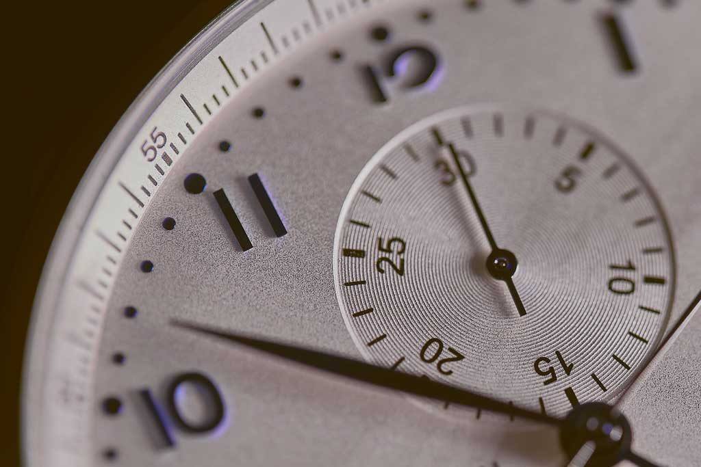 close up shot of clock face